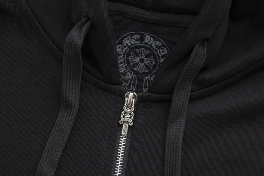 Moletom Chrome Hearts Horseshoe Floral Preto - HYPER LIST