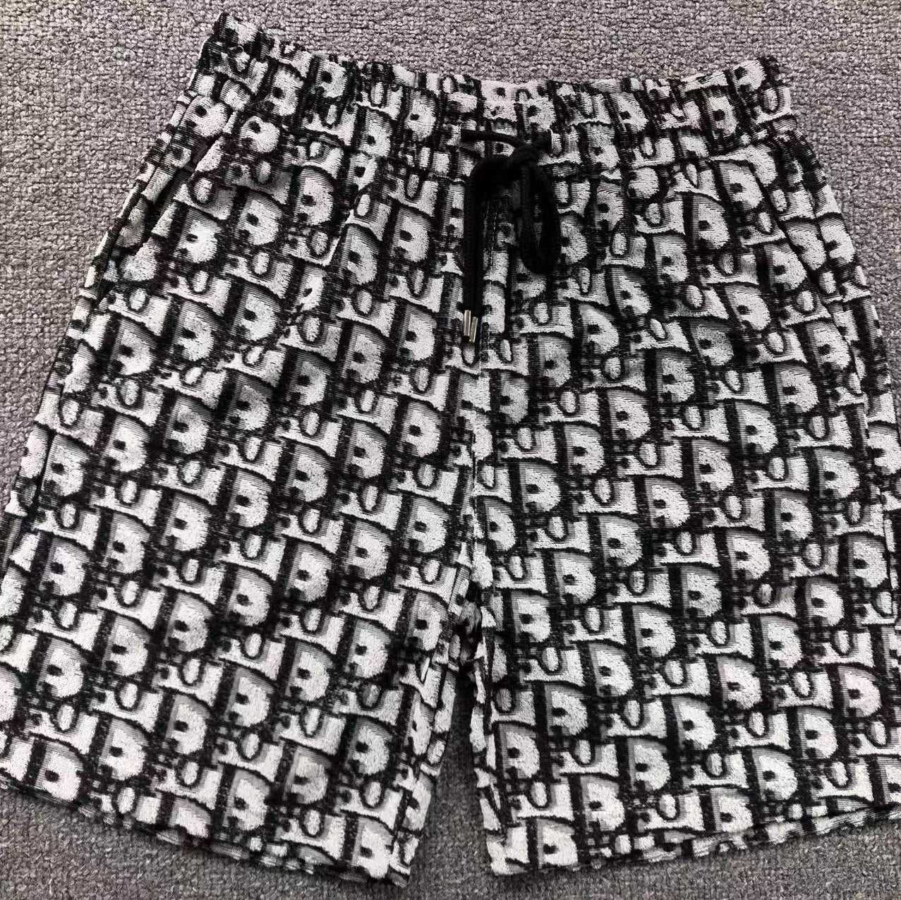 Dior Monogram Green Short Set