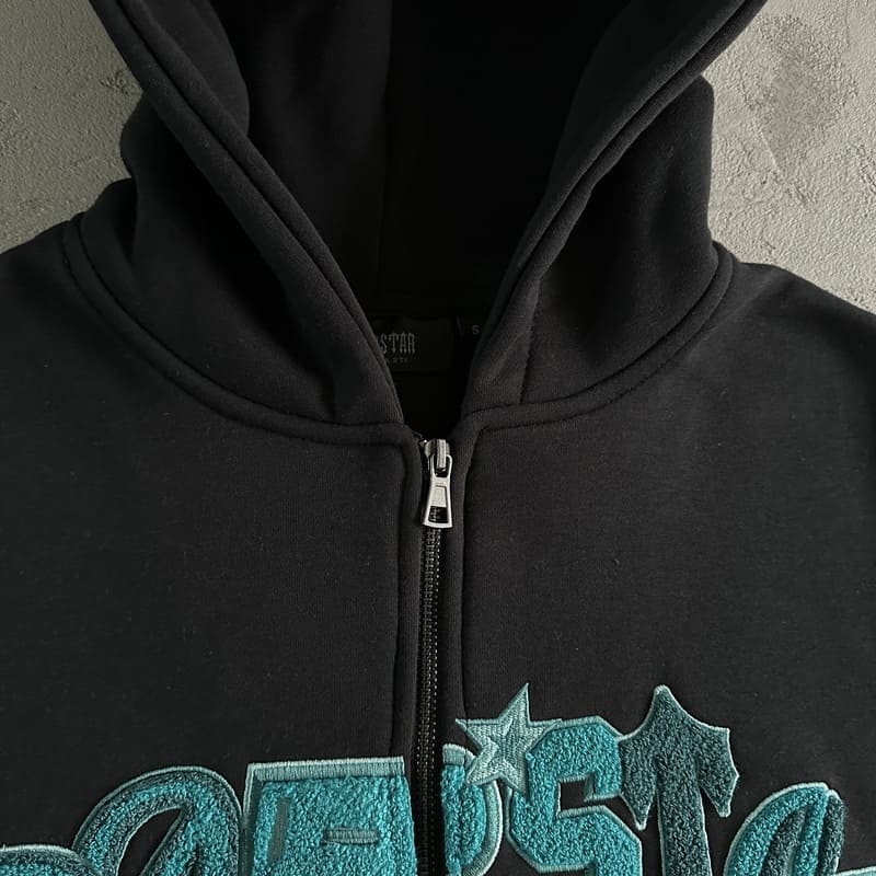 Conjunto Trapstar Wildcard Chenille BlueBlack - HYPER LIST
