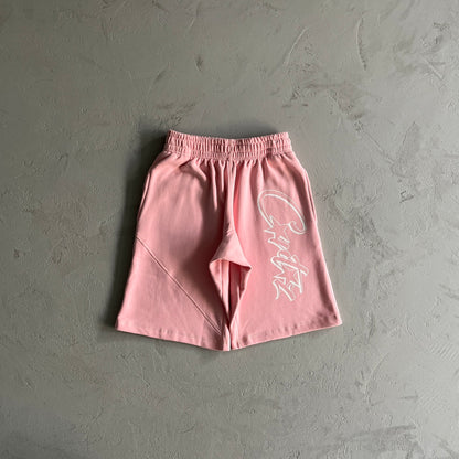 Corteiz Alphabet Pink Short Set