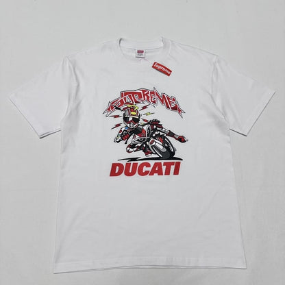 Camiseta Supreme Ducati Bike Branco - HYPER LIST