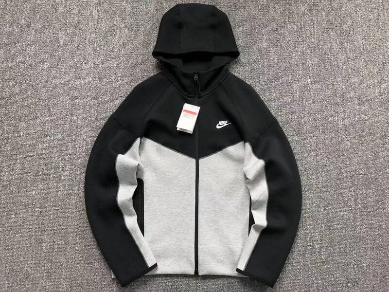 Jaqueta Nike Tech Fleece gray/black 2023 - HYPER LIST