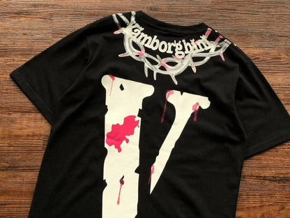 Camiseta Vlone Yams Day Jesus Piece Black - HYPER LIST