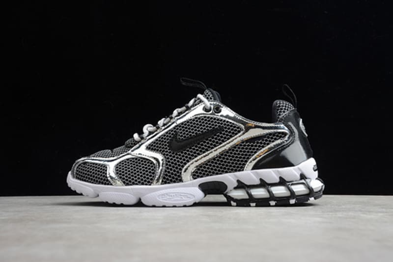 NIKE x STUSSY - Air Zoom Spiridon Cage 2 "Pure Platinum" - HYPER LIST