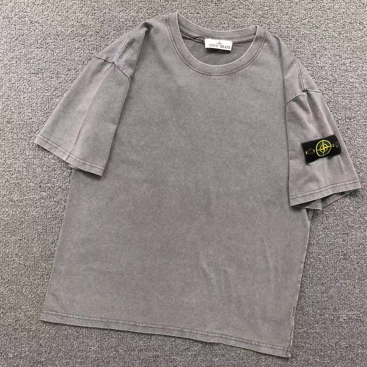 Stone Island Gray Short Set