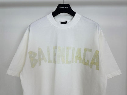 Balenciaga Tape Type T-Shirt White 