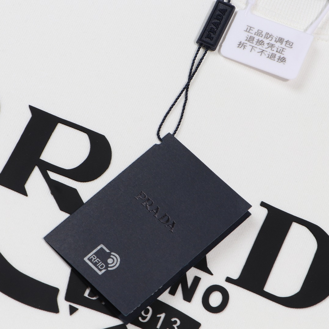 Sweatshirt Prada Milano White Crewneck PD027