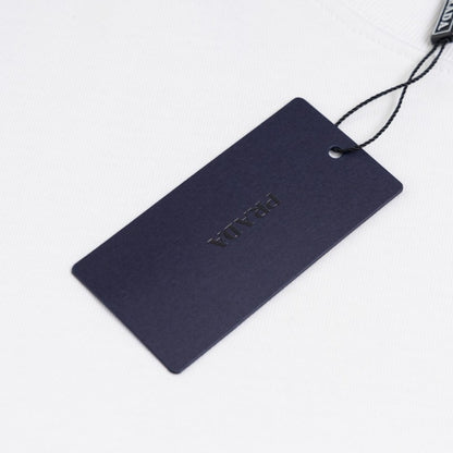 T-shirt Prada Logo Patch White PD016