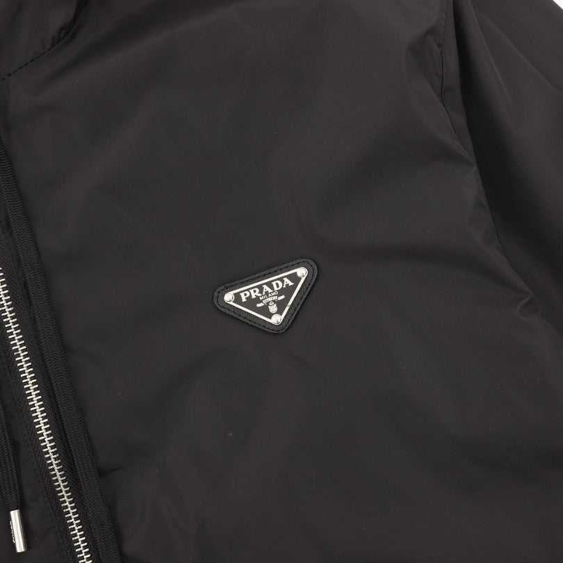 Hooded Prada Wind Breaker Black PD047