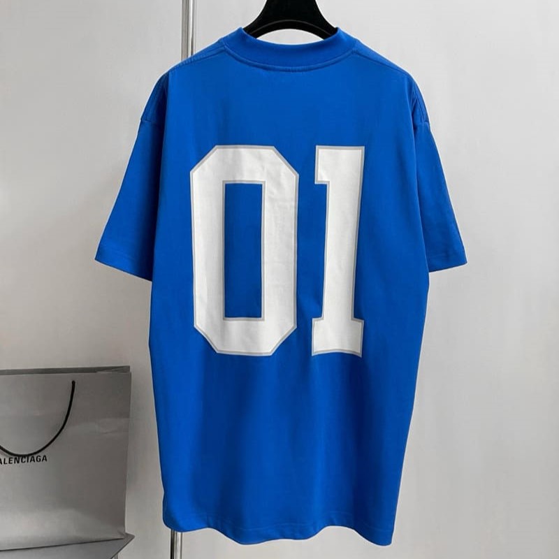 Camiseta Balenciaga Basketball Series Azul - HYPER LIST