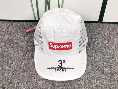Boné Supreme Mesh Side Panel Camp white - HYPER LIST