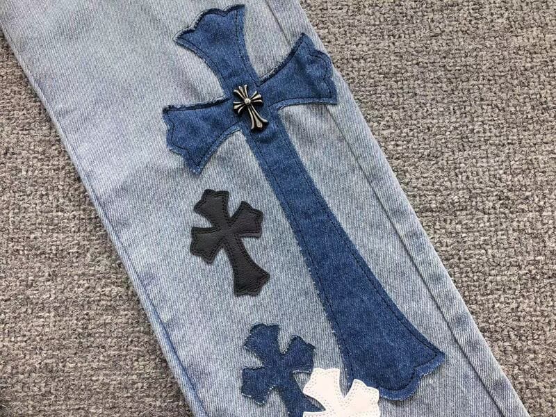 Calça Chrome Hearts Jeans Cross - HYPER LIST