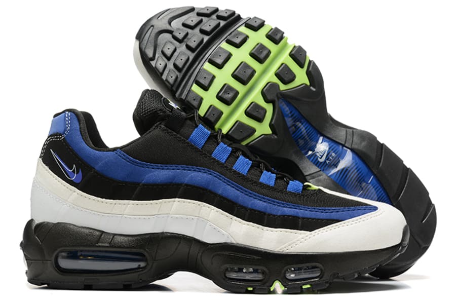 Nike Air Max 95 Double Swooshes Black Blue - HYPER LIST