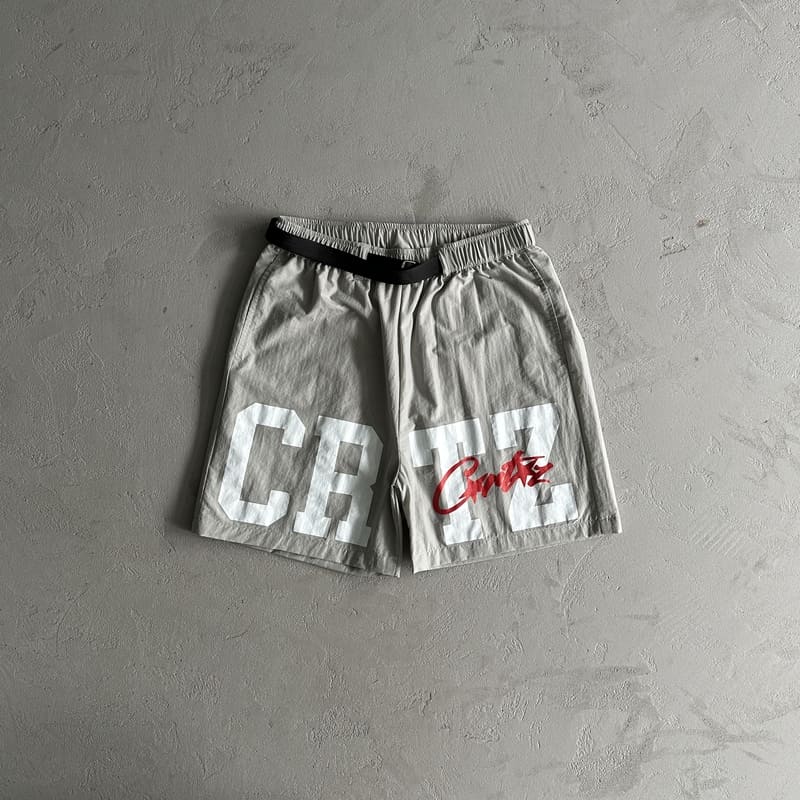 Shorts Corteiz CRTZ Cinza - HYPER LIST