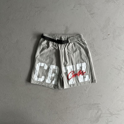 Pronta Entrega - Shorts Corteiz CRTZ Cinza - HYPER LIST