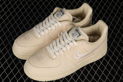 Stussy x Nike Air Force 1 Low Fossil Stone - HYPER LIST