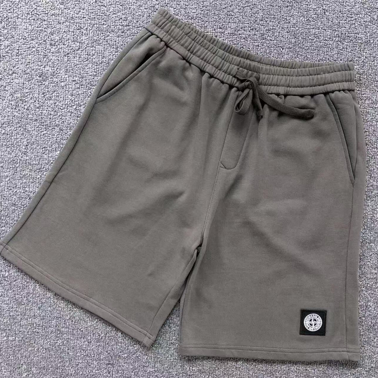 Stone Island Gray Short Set