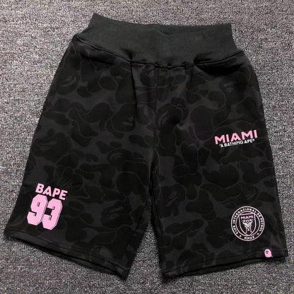 Bape Black Jersey Short Set - HYPER LIST