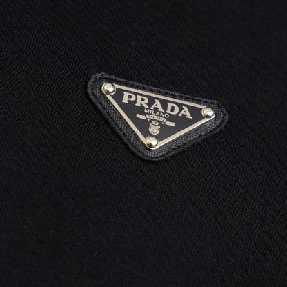 T-shirt Prada Logo Patch Black PD015