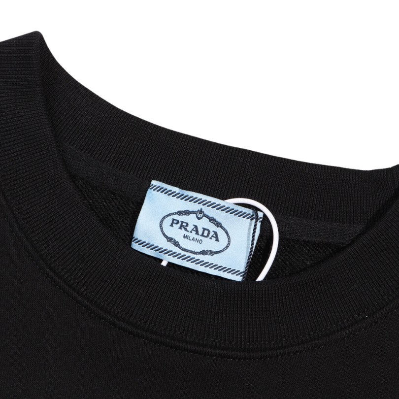 Sweatshirt Prada Milano Black Crewneck PD026