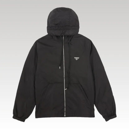 Hooded Prada Wind Breaker Black PD047