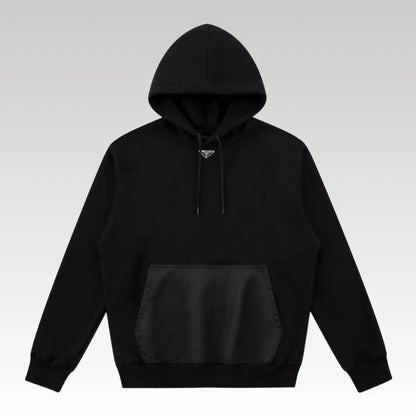 Hoodie Prada Milano Logo Black PD009