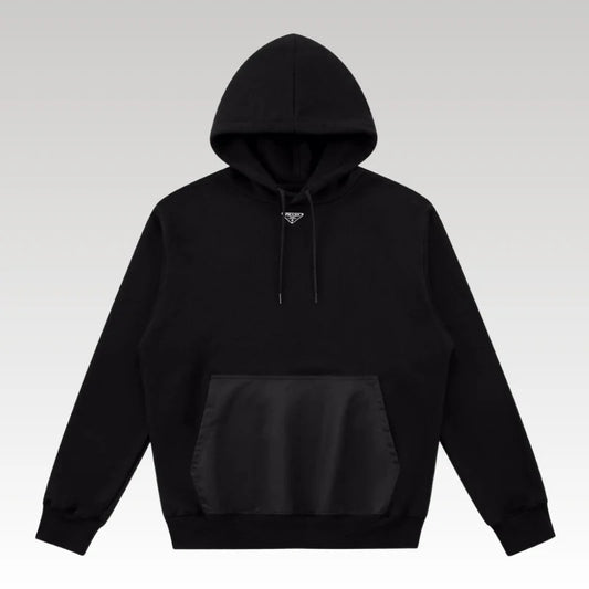 Hoodie Prada Milano Logo Black PD009