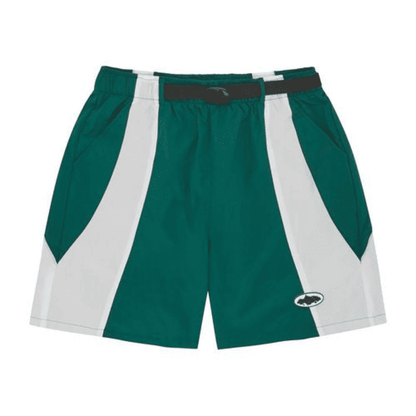 Shorts Corteiz Verde Branco - HYPER LIST