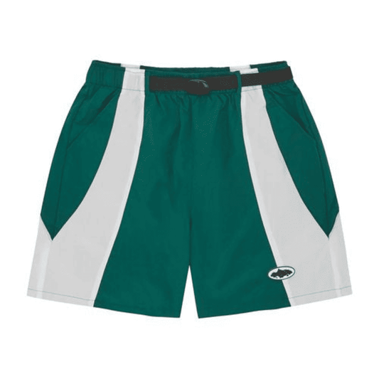 Shorts Corteiz Verde Branco - HYPER LIST