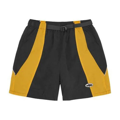 Shorts Corteiz Preto Amarelo - HYPER LIST