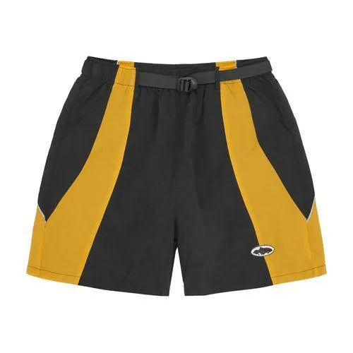 Shorts Corteiz Preto Amarelo - HYPER LIST