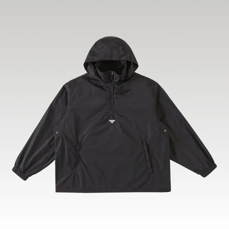 Jacket Prada Triangle Logo Black PD024