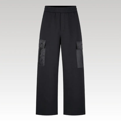 Pants Cargo Prada Black Nylon PD049