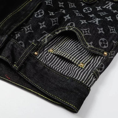 Calça Louis Vuitton x Nigo Monogram Patchwork Denim - HYPER LIST