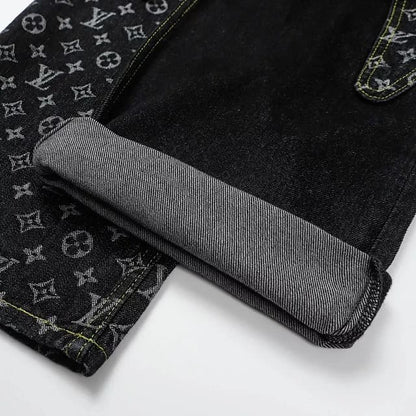 Calça Louis Vuitton x Nigo Monogram Patchwork Denim - HYPER LIST