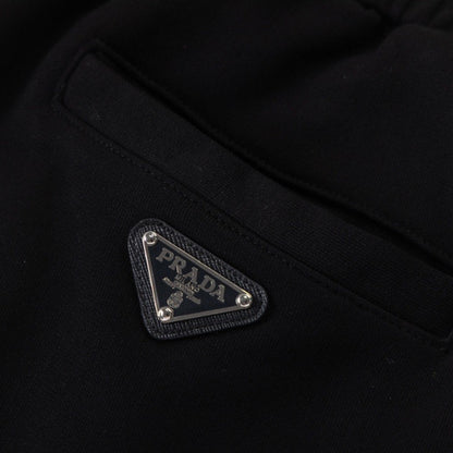 Pants Joggers Prada Black Milano Logo PD052