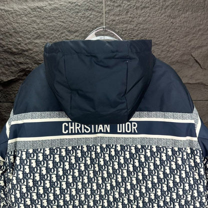 Jacket Christian Dior Monogram Hooded Puffer DO066