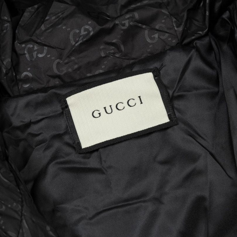 Jacket Puffer Gucci XL Monogram Hooded GC111