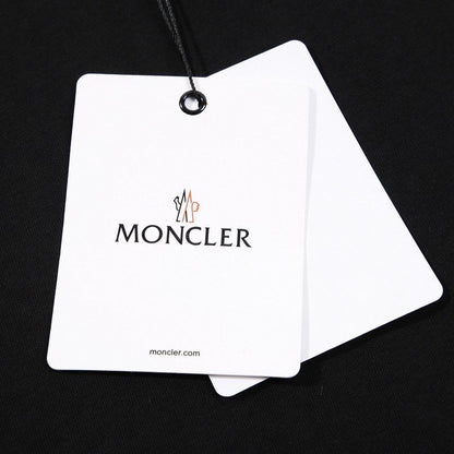 T-shirt Moncler Black Embroidered Logo Tee MCL005