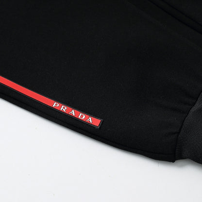 Tracksuit Prada Black Full-Zip Casual Set PD001