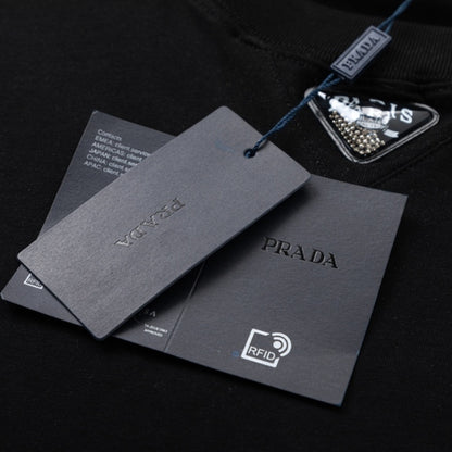 T-shirt Prada Milano Rope Logo Black PD007
