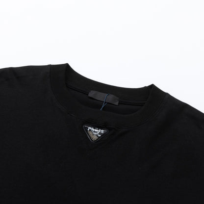T-shirt Prada Milano Rope Logo Black PD007