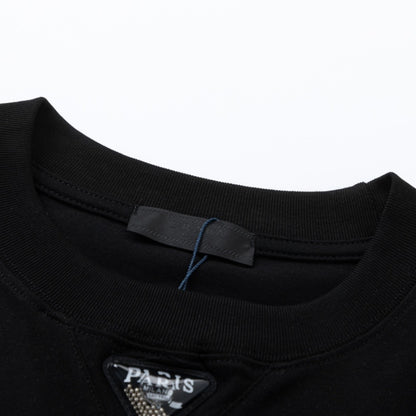 T-shirt Prada Milano Rope Logo Black PD007