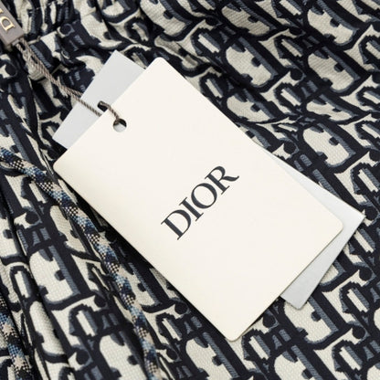 Shorts Dior Monogram Navy Side Stripes DO060