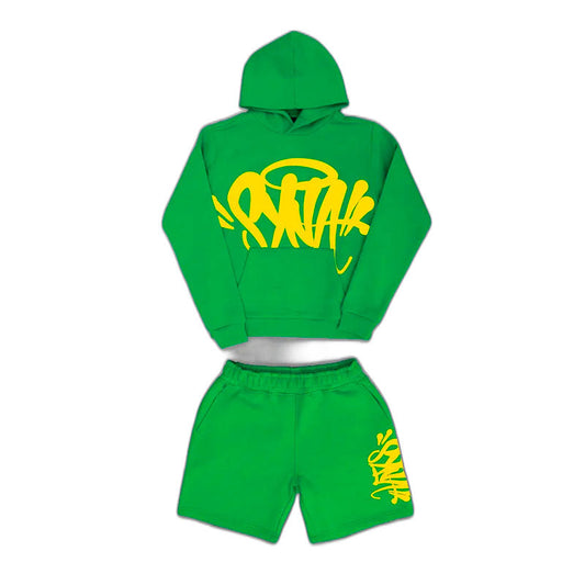 Conjunto Team Syna Hood Twinset Green - HYPER LIST