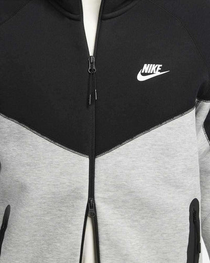 Conjunto Nike Tech Fleece Cinza/Preto 2023 (New Season) - HYPER LIST