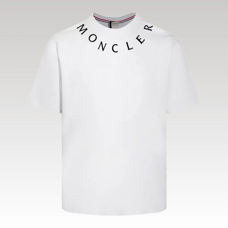 T-shirt Moncler White Logo Crewneck MCL028
