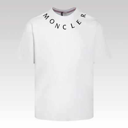T-shirt Moncler White Logo Crewneck MCL028