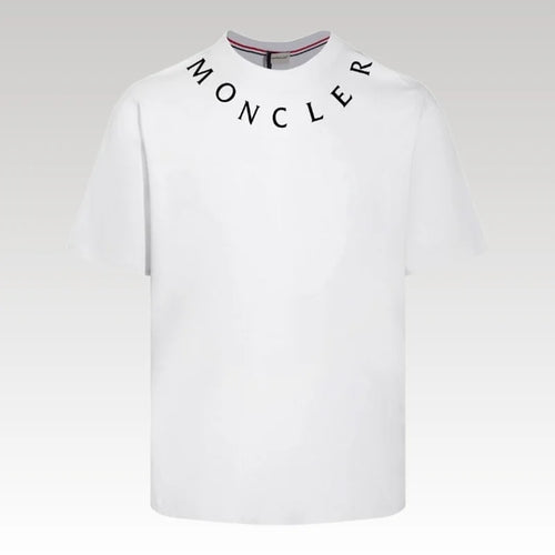 T-shirt Moncler White Logo Crewneck MCL028