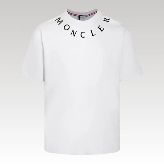 T-shirt Moncler White Logo Crewneck MCL028